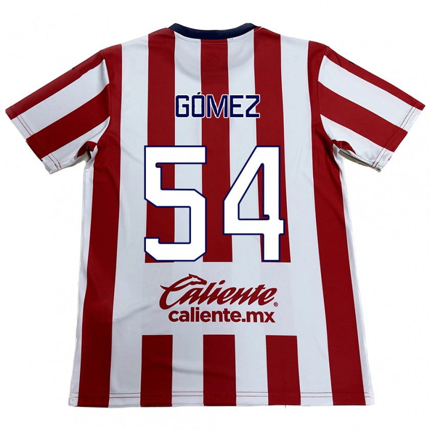 Kandiny Homme Maillot Miguel Gómez #54 Rouge Blanc Tenues Domicile 2024/25 T-Shirt