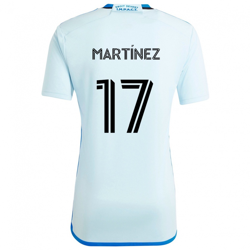 Kandiny Homme Maillot Josef Martínez #17 Glace Bleue Tenues Extérieur 2024/25 T-Shirt