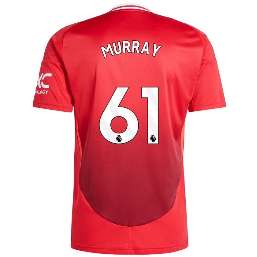 Kandiny Enfant Maillot Sam Murray #61 Rouge Vif Tenues Domicile 2024/25 T-Shirt