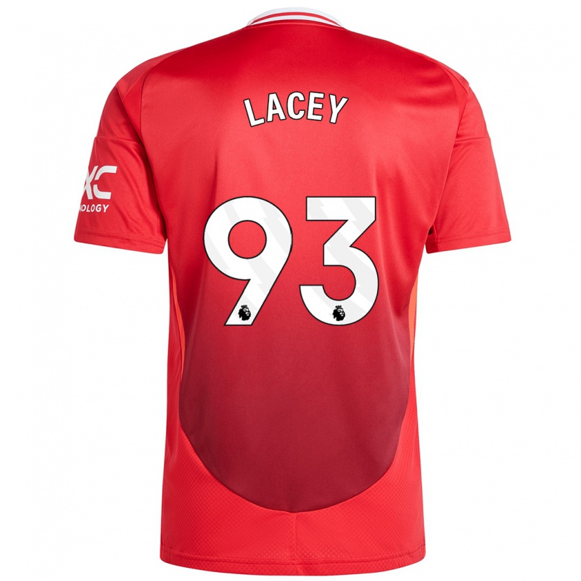 Kandiny Enfant Maillot Shea Lacey #93 Rouge Vif Tenues Domicile 2024/25 T-Shirt