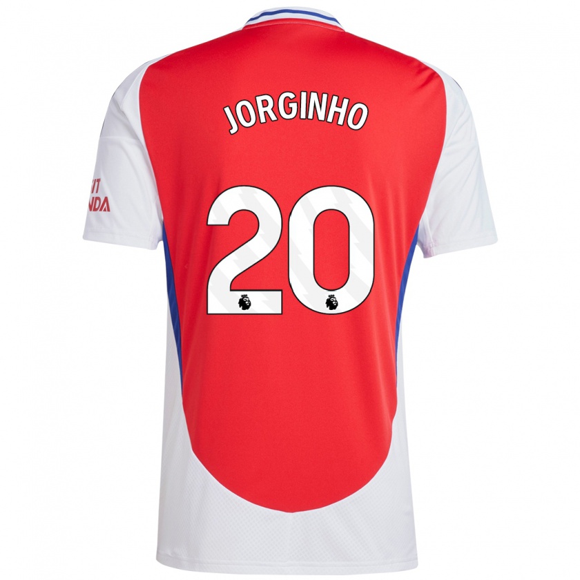 Kandiny Enfant Maillot Jorginho #20 Rouge Blanc Tenues Domicile 2024/25 T-Shirt