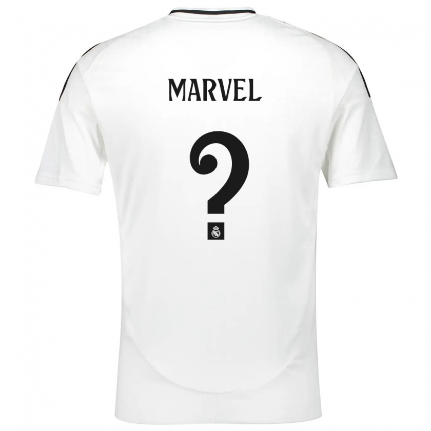 Kandiny Enfant Maillot Marvel #0 Blanc Tenues Domicile 2024/25 T-Shirt