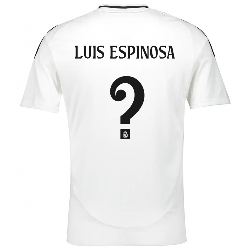 Kandiny Enfant Maillot José Luis Espinosa #0 Blanc Tenues Domicile 2024/25 T-Shirt