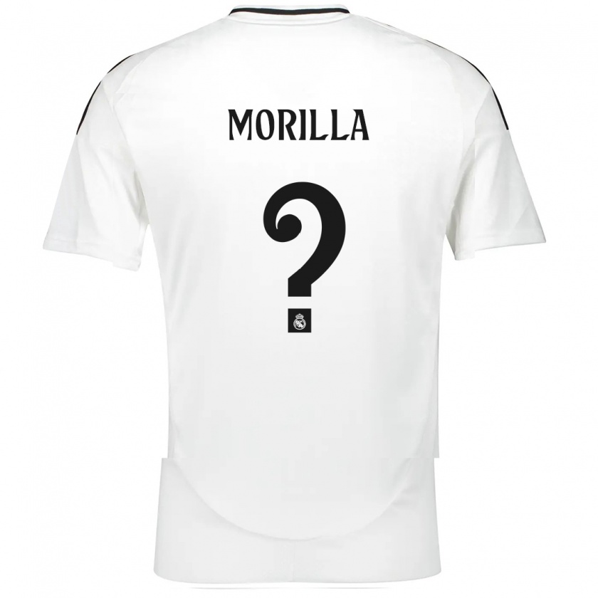 Kandiny Enfant Maillot Jairo Morilla #0 Blanc Tenues Domicile 2024/25 T-Shirt