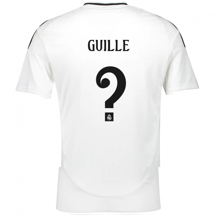 Kandiny Enfant Maillot Guille López #0 Blanc Tenues Domicile 2024/25 T-Shirt