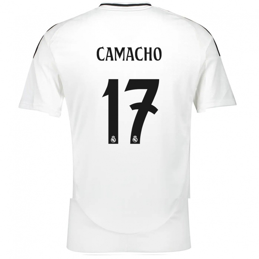 Kandiny Enfant Maillot Carla Camacho #17 Blanc Tenues Domicile 2024/25 T-Shirt