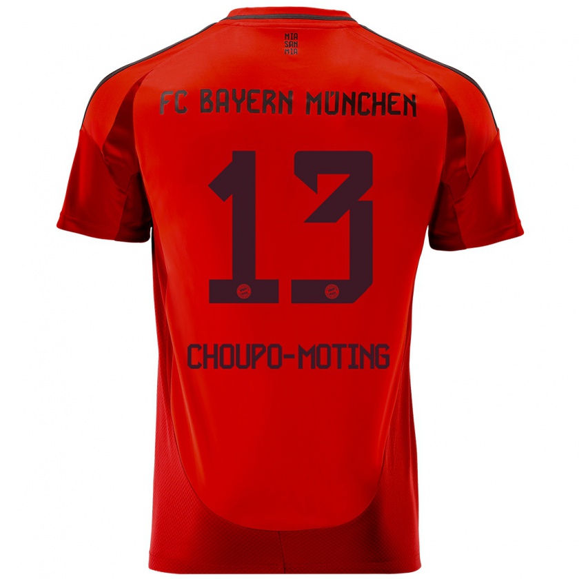 Kandiny Enfant Maillot Eric Maxim Choupo-Moting #13 Rouge Tenues Domicile 2024/25 T-Shirt