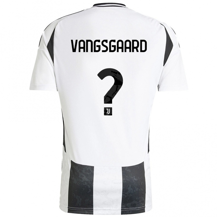 Kandiny Enfant Maillot Amalie Vangsgaard #0 Blanc Noir Tenues Domicile 2024/25 T-Shirt