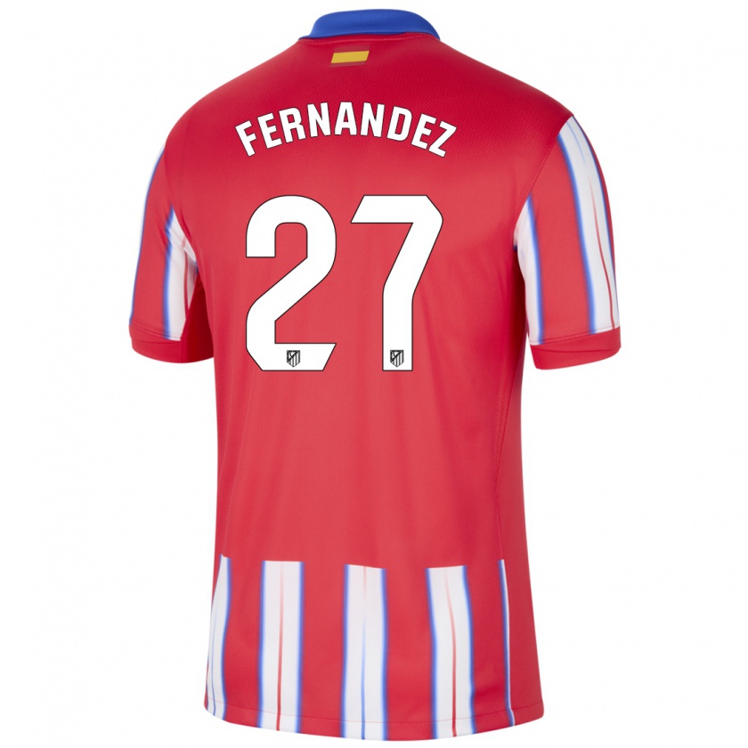 Kandiny Enfant Maillot Alexia Fernández #27 Rouge Blanc Bleu Tenues Domicile 2024/25 T-Shirt