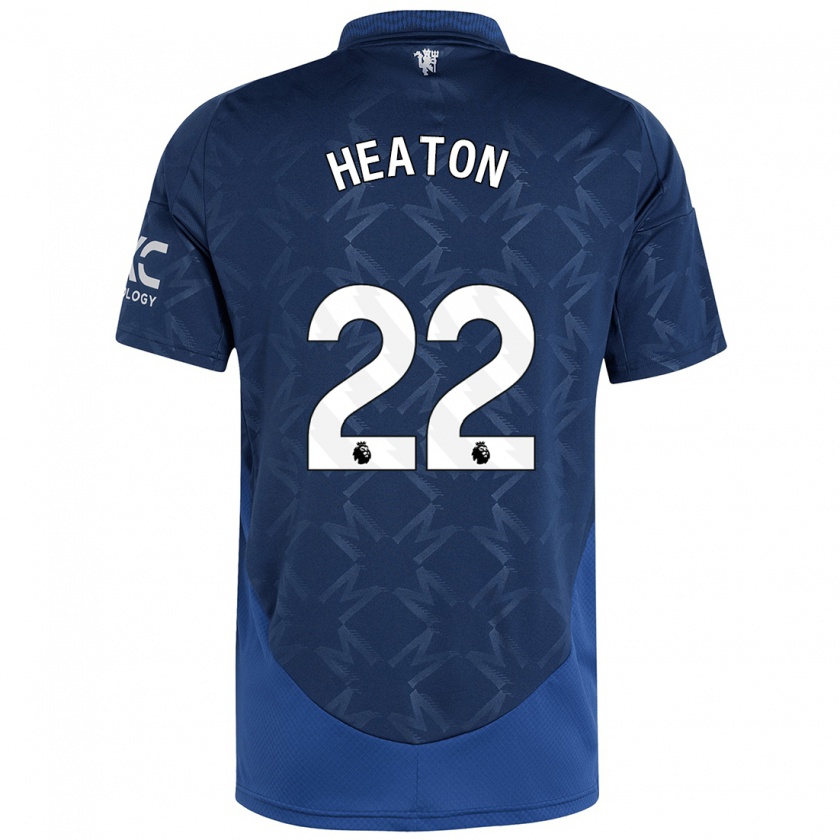 Kandiny Enfant Maillot Tom Heaton #22 Indigo Tenues Extérieur 2024/25 T-Shirt