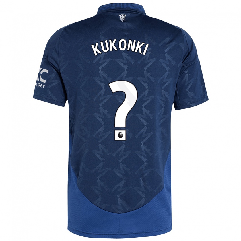 Kandiny Enfant Maillot Godwill Kukonki #0 Indigo Tenues Extérieur 2024/25 T-Shirt