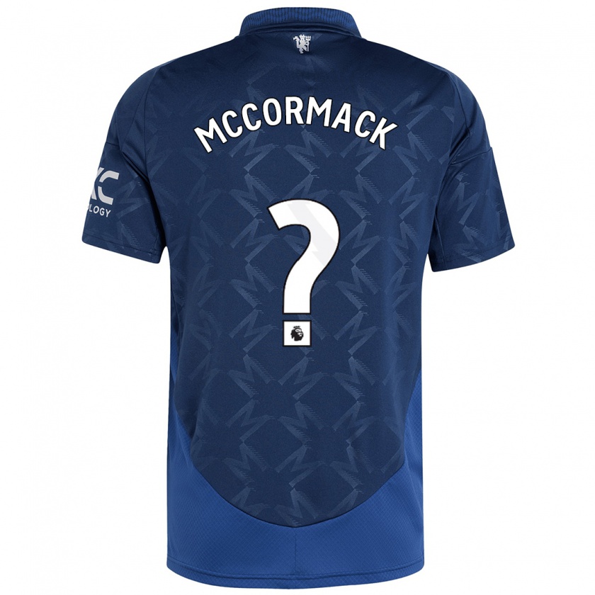 Kandiny Enfant Maillot Rafe Mccormack #0 Indigo Tenues Extérieur 2024/25 T-Shirt