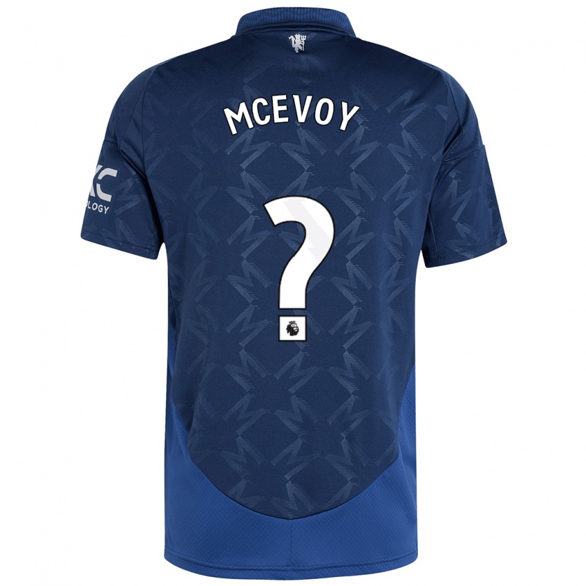 Kandiny Enfant Maillot Jay Mcevoy #0 Indigo Tenues Extérieur 2024/25 T-Shirt