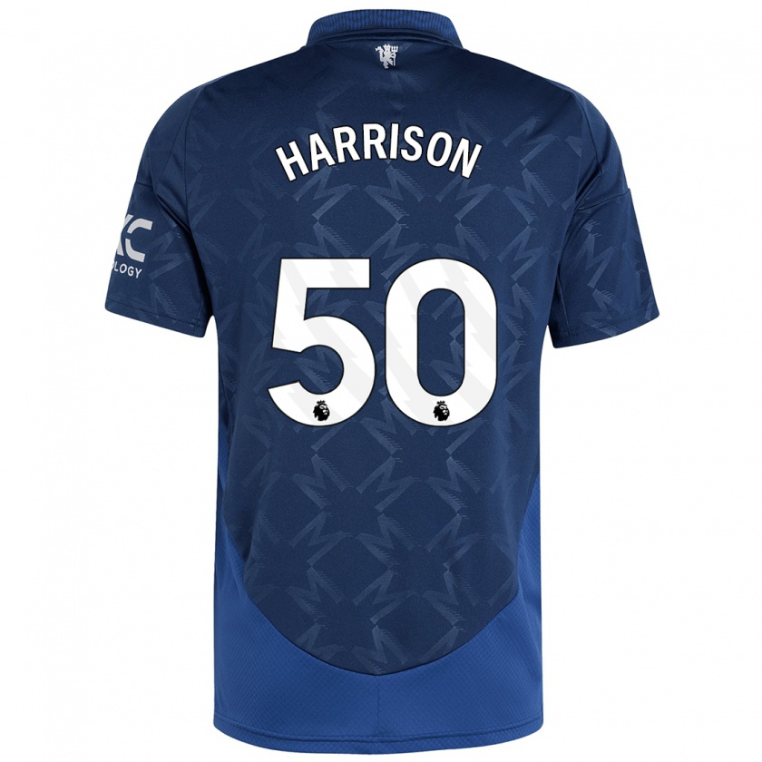 Kandiny Enfant Maillot Elyh Harrison #50 Indigo Tenues Extérieur 2024/25 T-Shirt