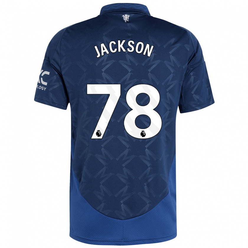 Kandiny Enfant Maillot Louis Jackson #78 Indigo Tenues Extérieur 2024/25 T-Shirt