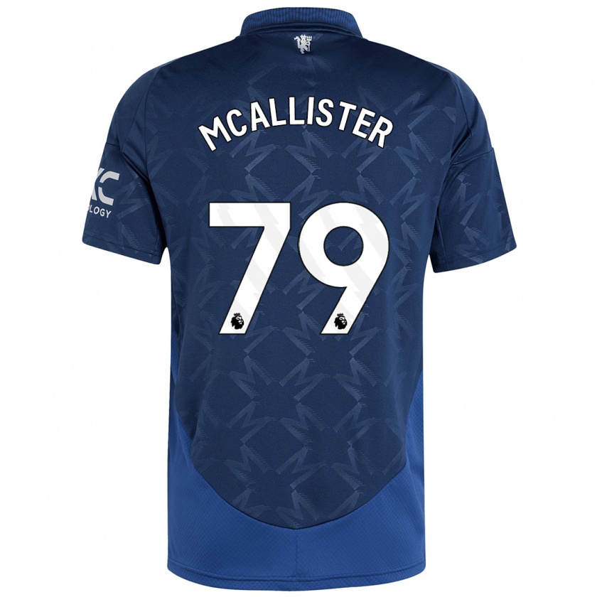 Kandiny Enfant Maillot Finley Mcallister #79 Indigo Tenues Extérieur 2024/25 T-Shirt