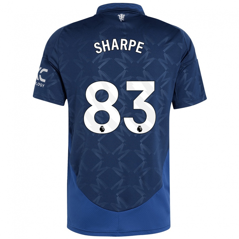 Kandiny Enfant Maillot Malachi Sharpe #83 Indigo Tenues Extérieur 2024/25 T-Shirt