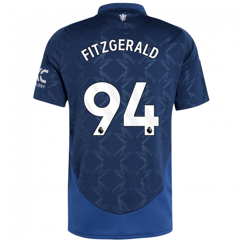 Kandiny Enfant Maillot Jayce Fitzgerald #94 Indigo Tenues Extérieur 2024/25 T-Shirt