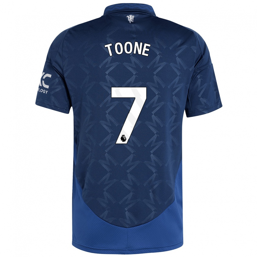 Kandiny Enfant Maillot Ella Toone #7 Indigo Tenues Extérieur 2024/25 T-Shirt