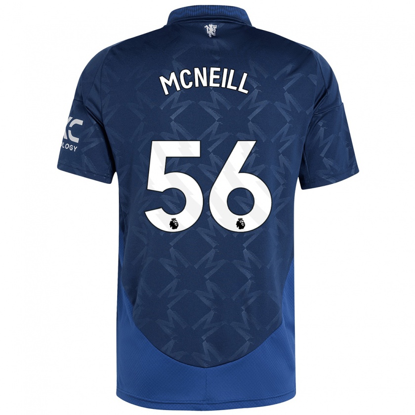 Kandiny Enfant Maillot Charlie Mcneill #56 Indigo Tenues Extérieur 2024/25 T-Shirt