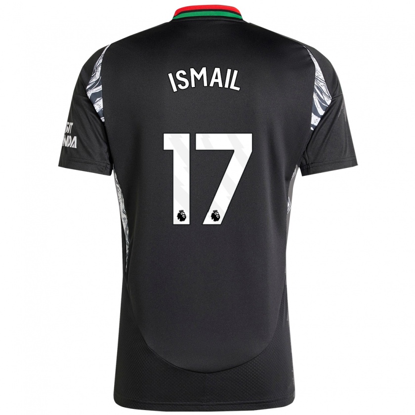 Kandiny Enfant Maillot Cam'ron Ismail #17 Noir Tenues Extérieur 2024/25 T-Shirt