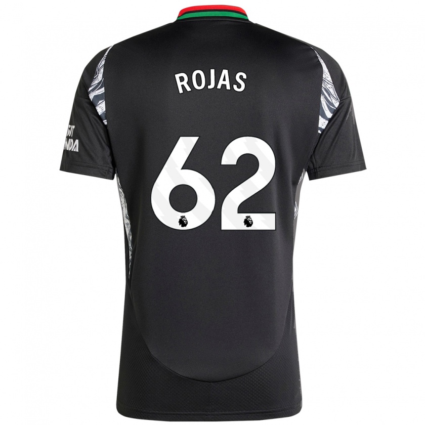 Kandiny Enfant Maillot Alexei Rojas #62 Noir Tenues Extérieur 2024/25 T-Shirt