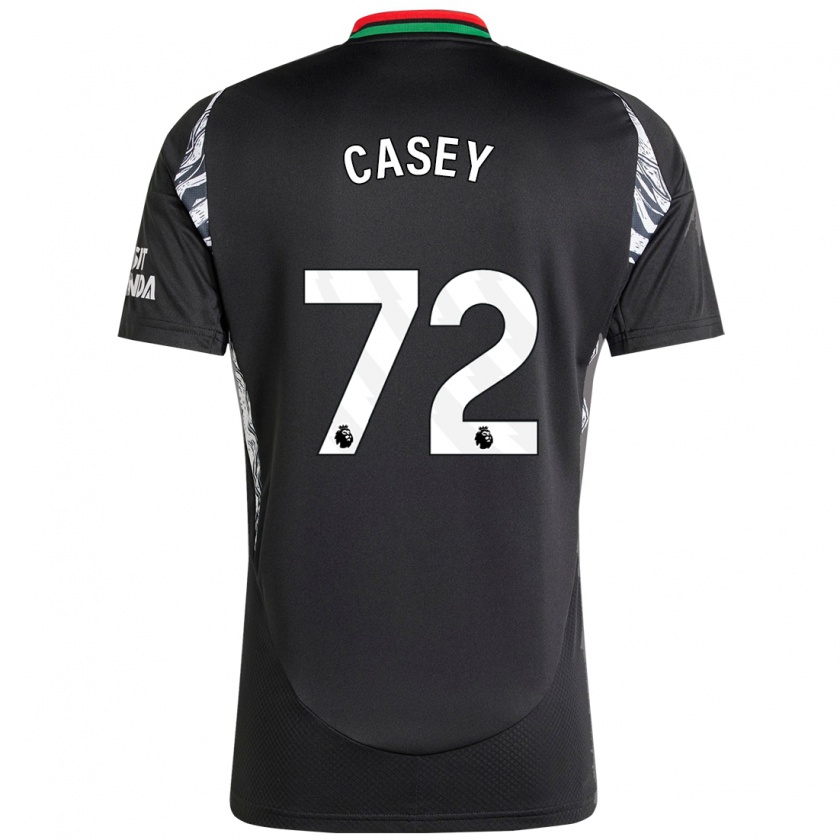 Kandiny Enfant Maillot Dan Casey #72 Noir Tenues Extérieur 2024/25 T-Shirt