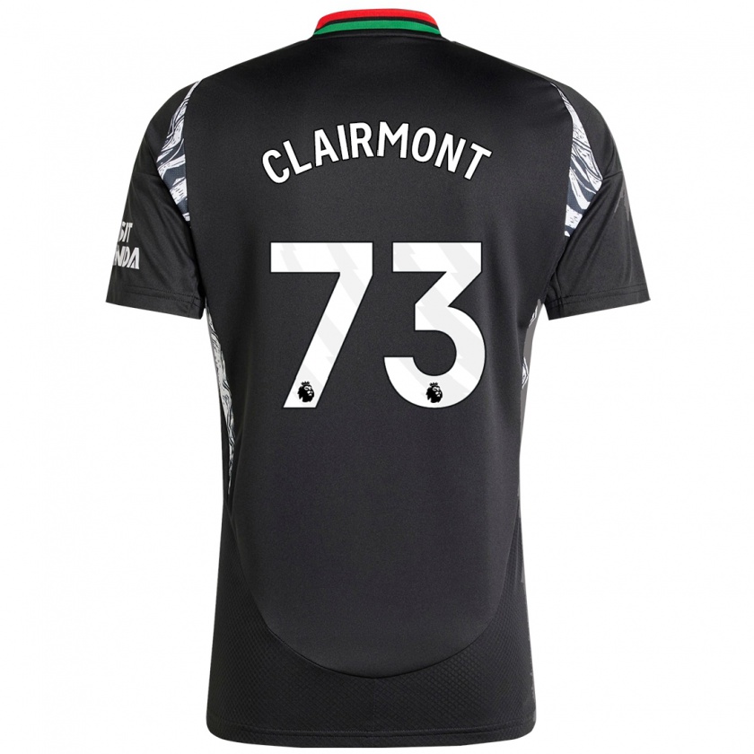 Kandiny Enfant Maillot Reece Clairmont #73 Noir Tenues Extérieur 2024/25 T-Shirt