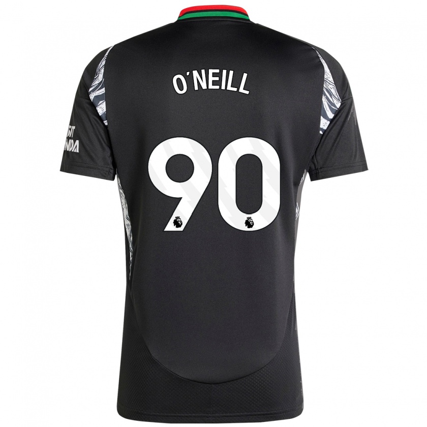 Kandiny Enfant Maillot Ceadach O'neill #90 Noir Tenues Extérieur 2024/25 T-Shirt