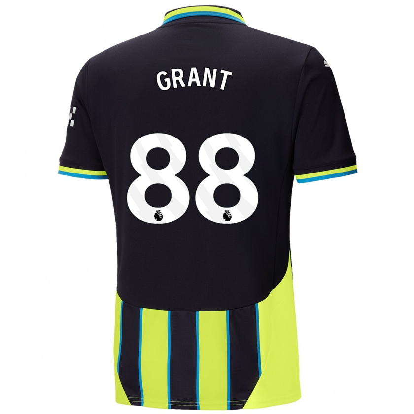 Kandiny Enfant Maillot True Grant #88 Bleu Jaune Tenues Extérieur 2024/25 T-Shirt