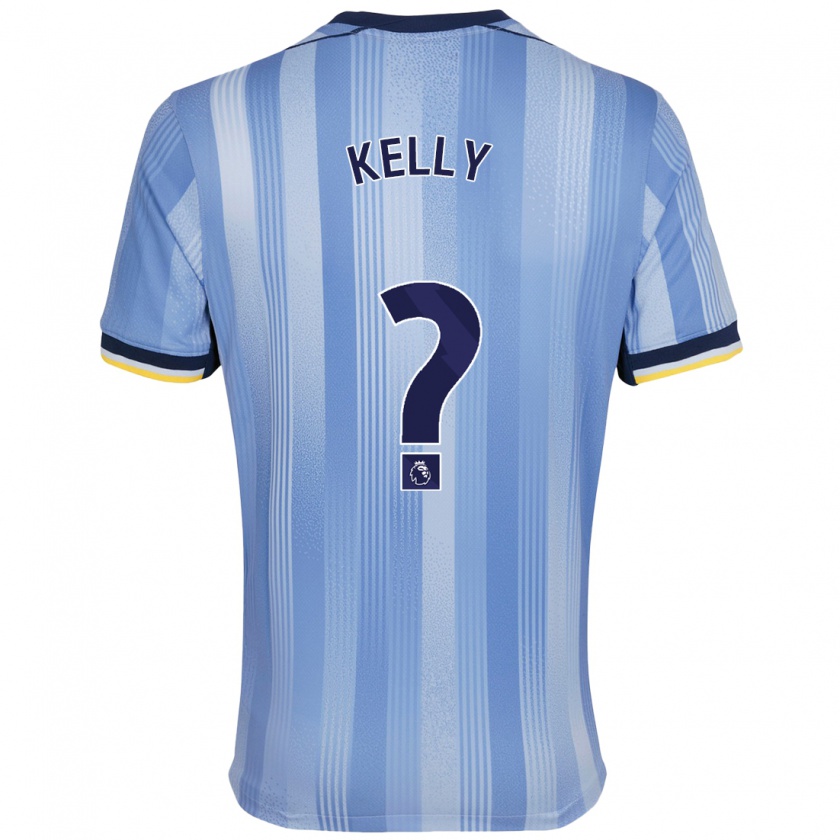 Kandiny Enfant Maillot Kyle Kelly #0 Bleu Clair Tenues Extérieur 2024/25 T-Shirt