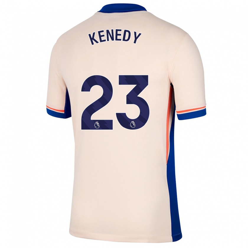 Kandiny Enfant Maillot Robert Kenedy #23 Beige Clair Tenues Extérieur 2024/25 T-Shirt