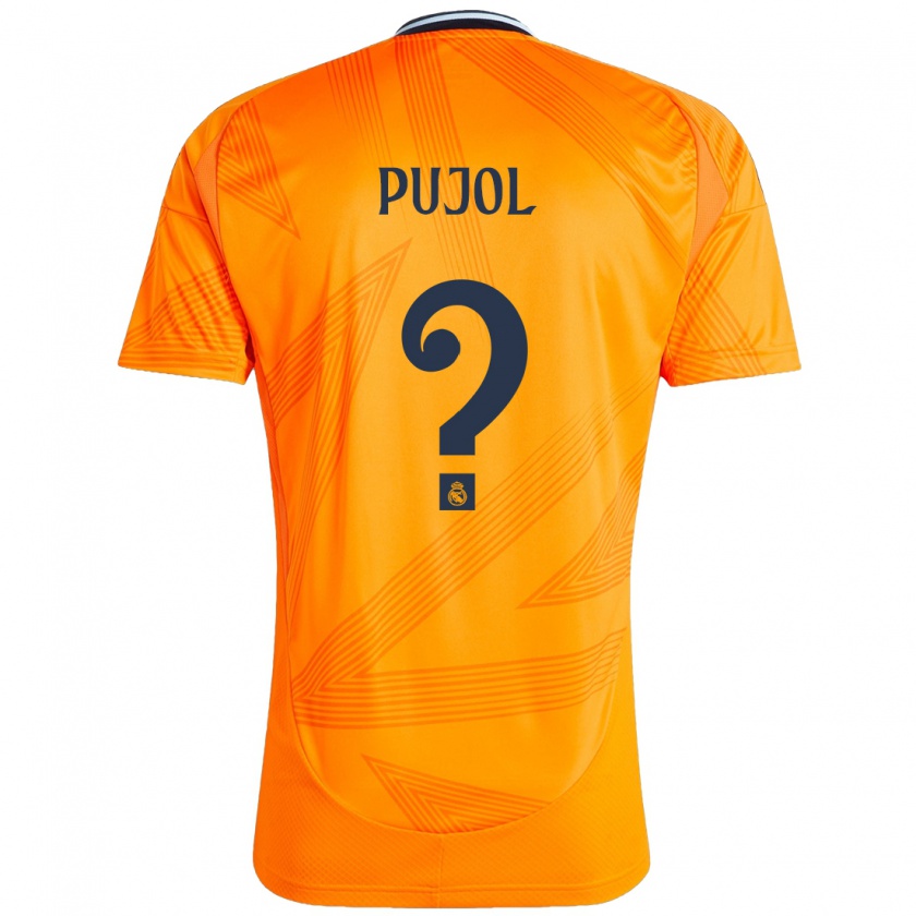 Kandiny Enfant Maillot Edgar Pujol #0 Orange Tenues Extérieur 2024/25 T-Shirt