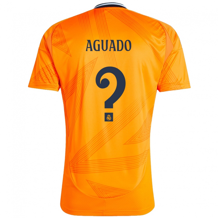 Kandiny Enfant Maillot Diego Aguado #0 Orange Tenues Extérieur 2024/25 T-Shirt