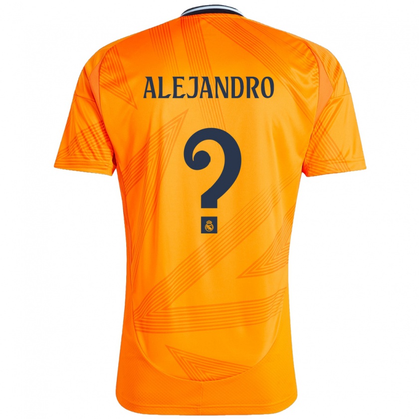 Kandiny Enfant Maillot Alejandro Hernández #0 Orange Tenues Extérieur 2024/25 T-Shirt