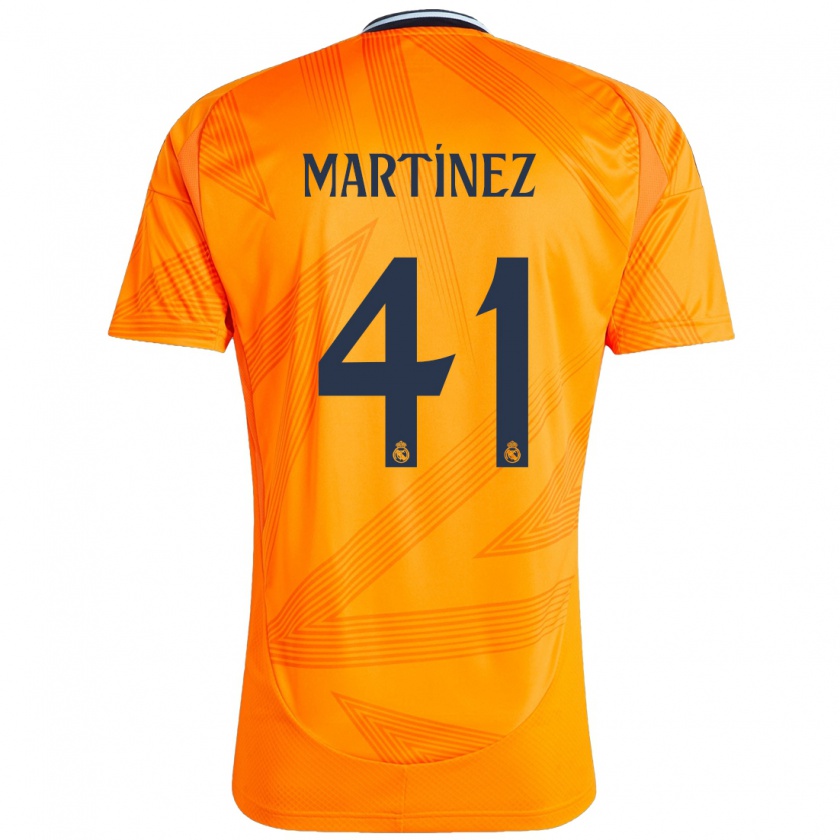 Kandiny Enfant Maillot Joan Martínez #41 Orange Tenues Extérieur 2024/25 T-Shirt