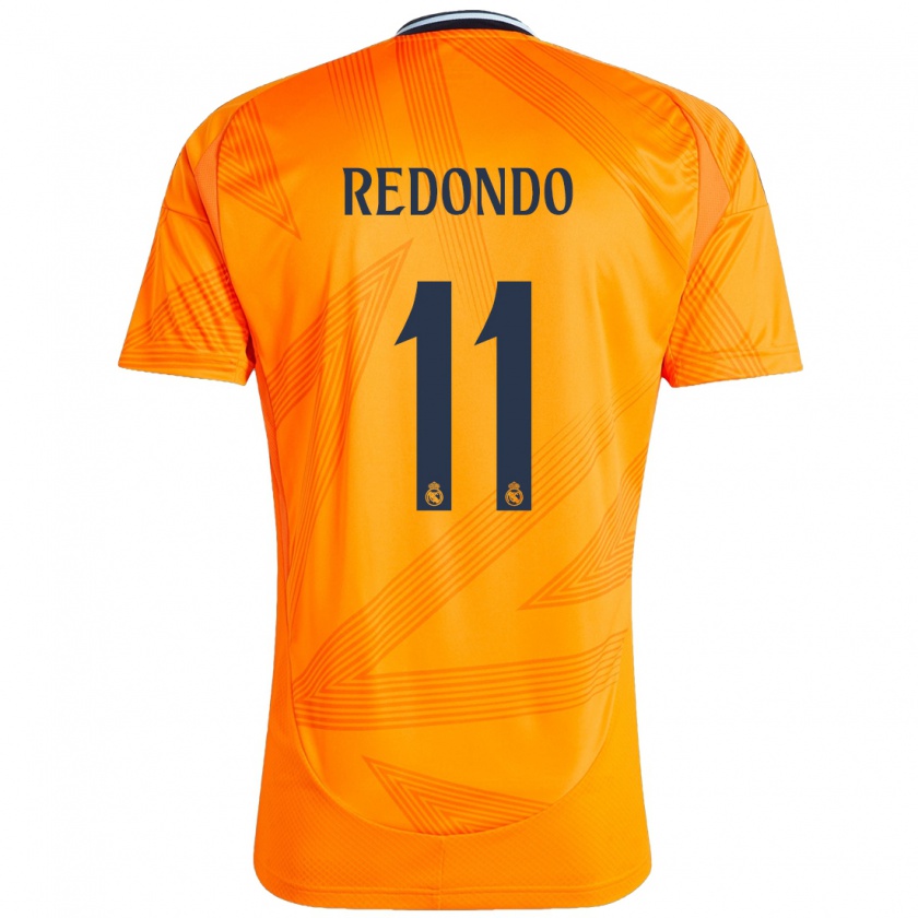 Kandiny Enfant Maillot Alba Redondo #11 Orange Tenues Extérieur 2024/25 T-Shirt