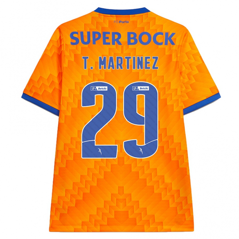 Kandiny Enfant Maillot Toni Martínez #29 Orange Tenues Extérieur 2024/25 T-Shirt