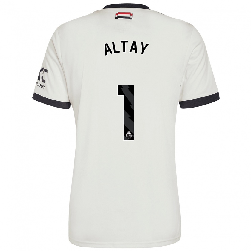 Kandiny Enfant Maillot Altay Bayındır #1 Blanc Cassé Troisieme 2024/25 T-Shirt