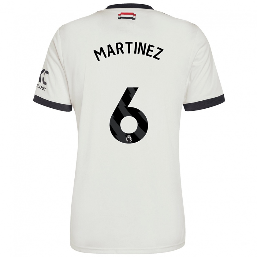 Kandiny Enfant Maillot Lisandro Martínez #6 Blanc Cassé Troisieme 2024/25 T-Shirt