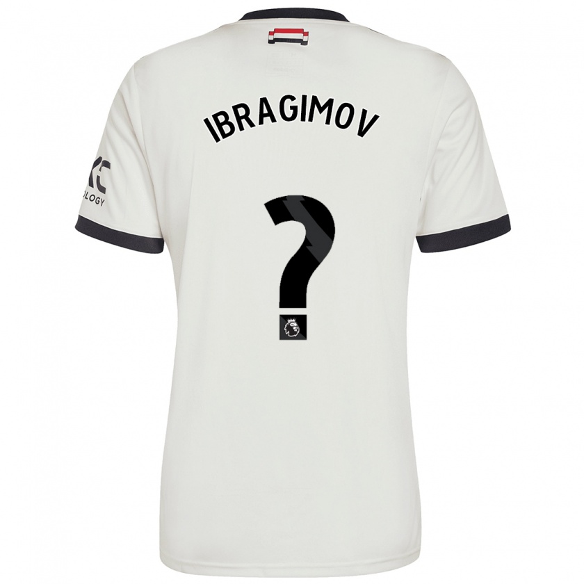 Kandiny Enfant Maillot Amir Ibragimov #0 Blanc Cassé Troisieme 2024/25 T-Shirt