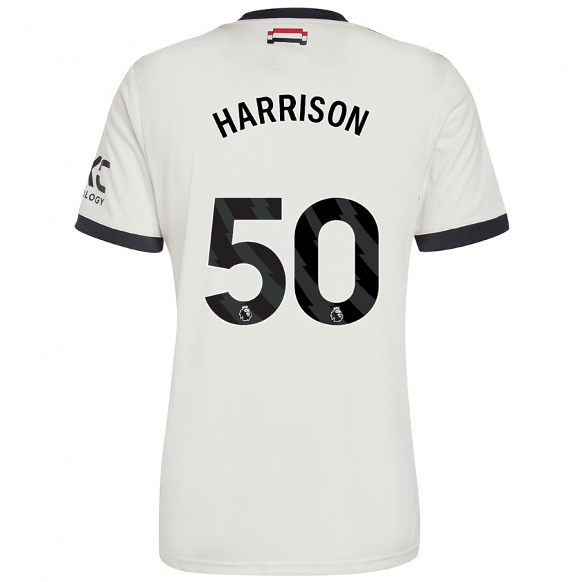 Kandiny Enfant Maillot Elyh Harrison #50 Blanc Cassé Troisieme 2024/25 T-Shirt