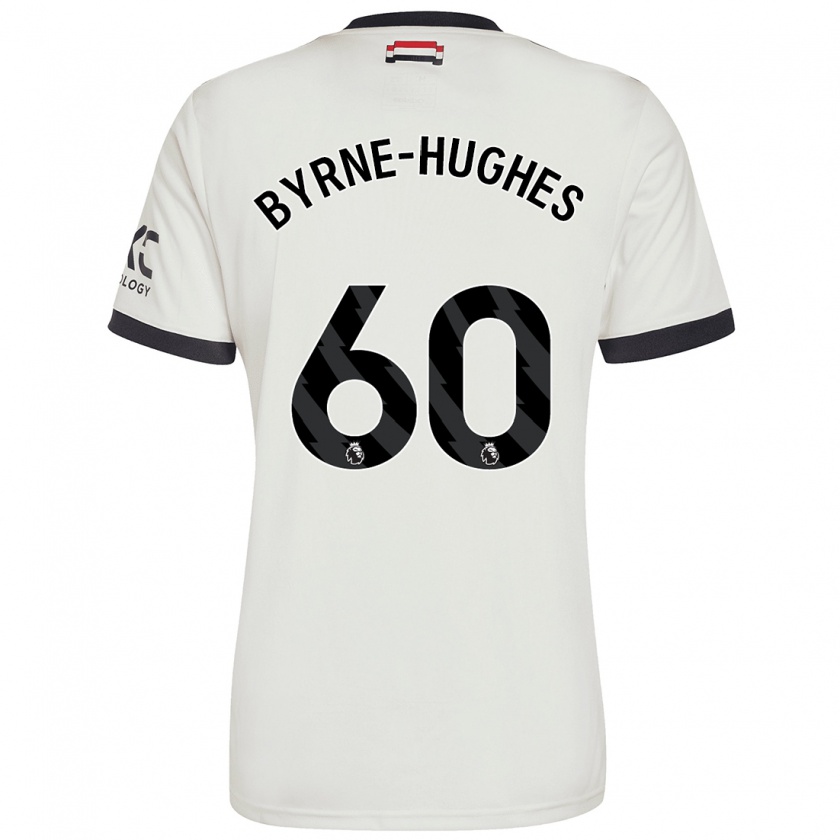 Kandiny Enfant Maillot Cameron Byrne-Hughes #60 Blanc Cassé Troisieme 2024/25 T-Shirt