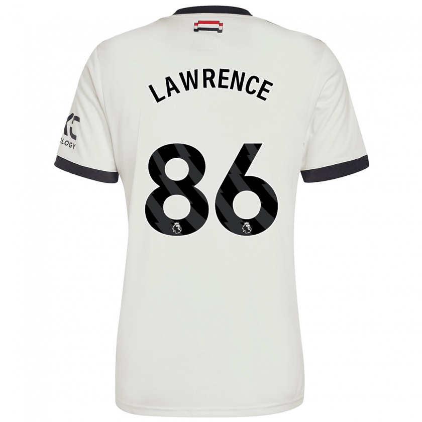 Kandiny Enfant Maillot Marcus Lawrence #86 Blanc Cassé Troisieme 2024/25 T-Shirt