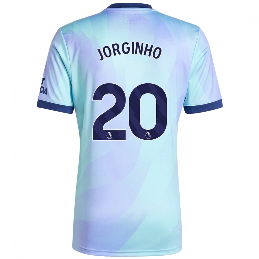 Kandiny Enfant Maillot Jorginho #20 Aqua Troisieme 2024/25 T-Shirt