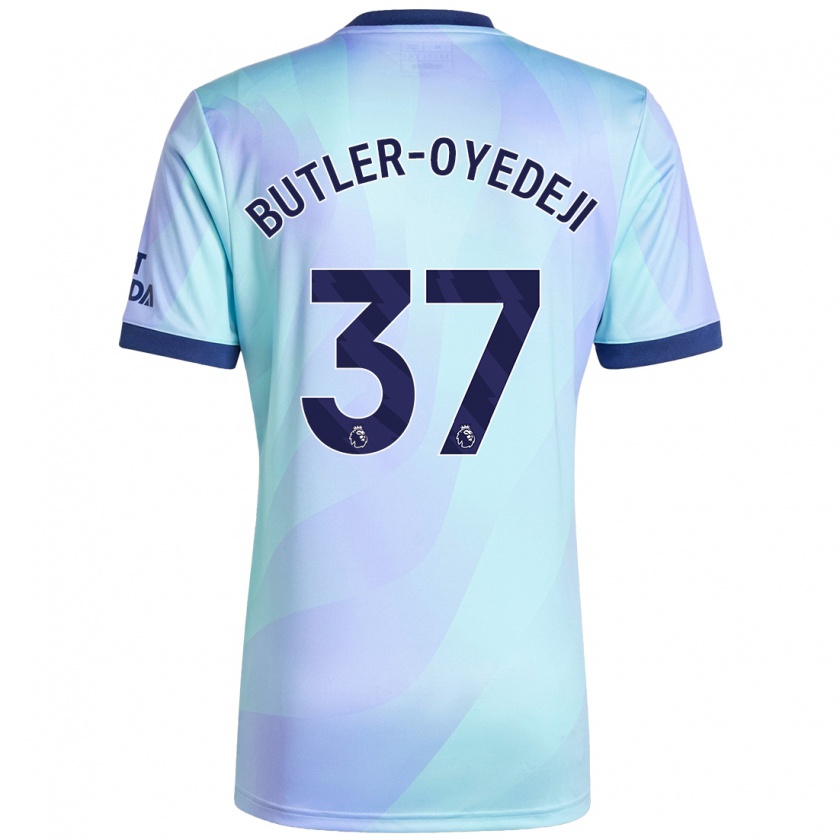 Kandiny Enfant Maillot Nathan Butler-Oyedeji #37 Aqua Troisieme 2024/25 T-Shirt