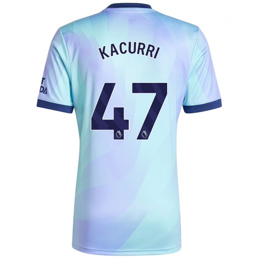 Kandiny Enfant Maillot Maldini Kacurri #47 Aqua Troisieme 2024/25 T-Shirt