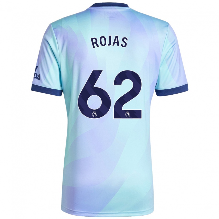 Kandiny Enfant Maillot Alexei Rojas #62 Aqua Troisieme 2024/25 T-Shirt