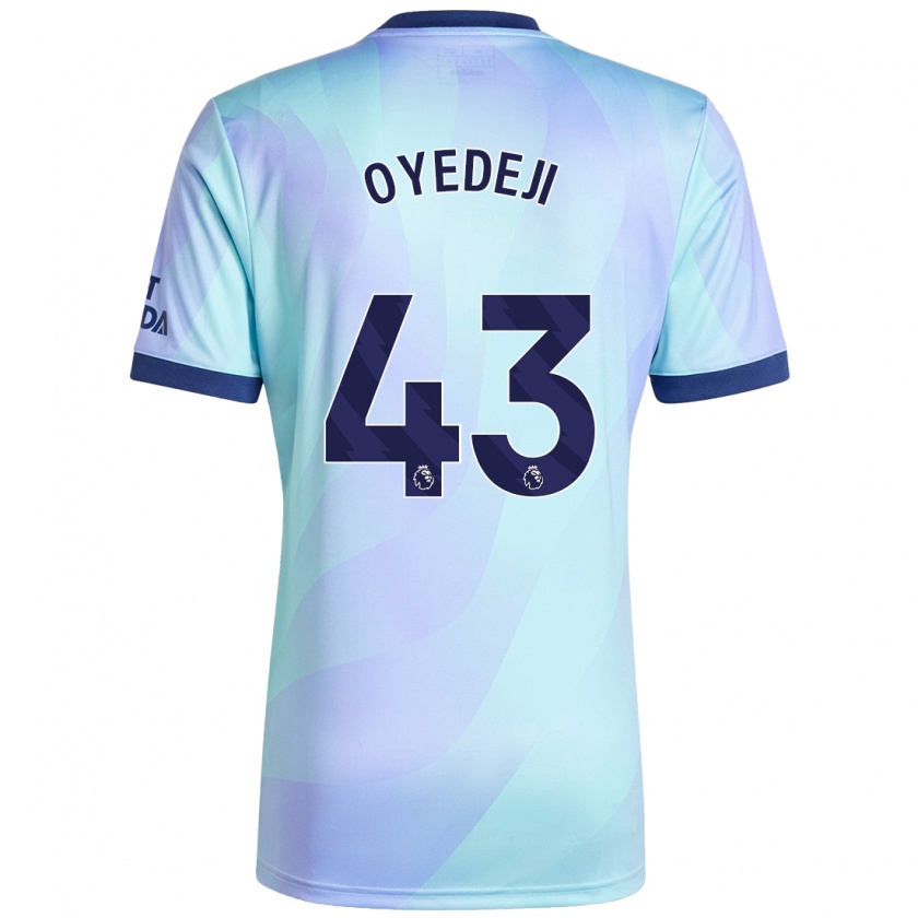 Kandiny Enfant Maillot Nathan Butler Oyedeji #43 Aqua Troisieme 2024/25 T-Shirt