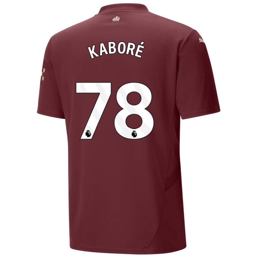 Kandiny Enfant Maillot Issa Kaboré #78 Marron Troisieme 2024/25 T-Shirt